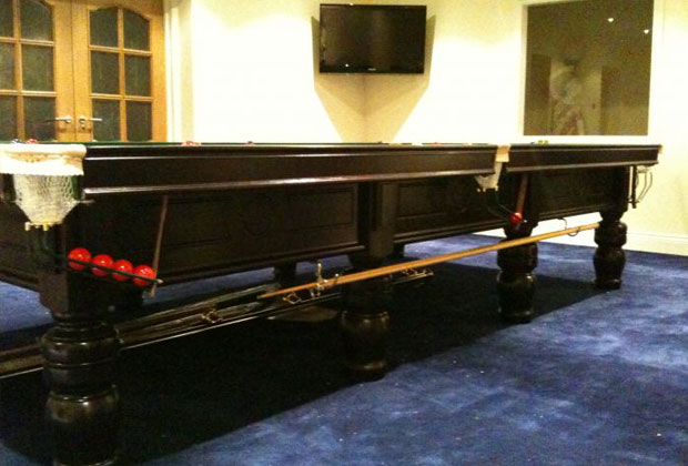 FULL SIZE BCE WESTBURY SNOOKER TABLE - STEEL BLOCK